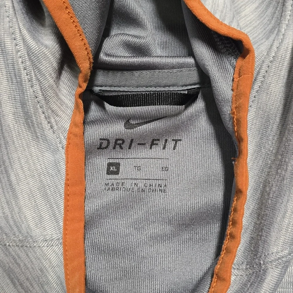 Texas Longhorns Hoodie Mens XL Gray Nike KD Shooter Performance‎ Dri-Fit